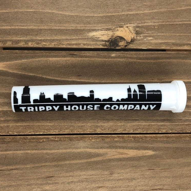 Trippy House Co Original City Plastic Smell Proof Travel Case-Child Resistant Cap