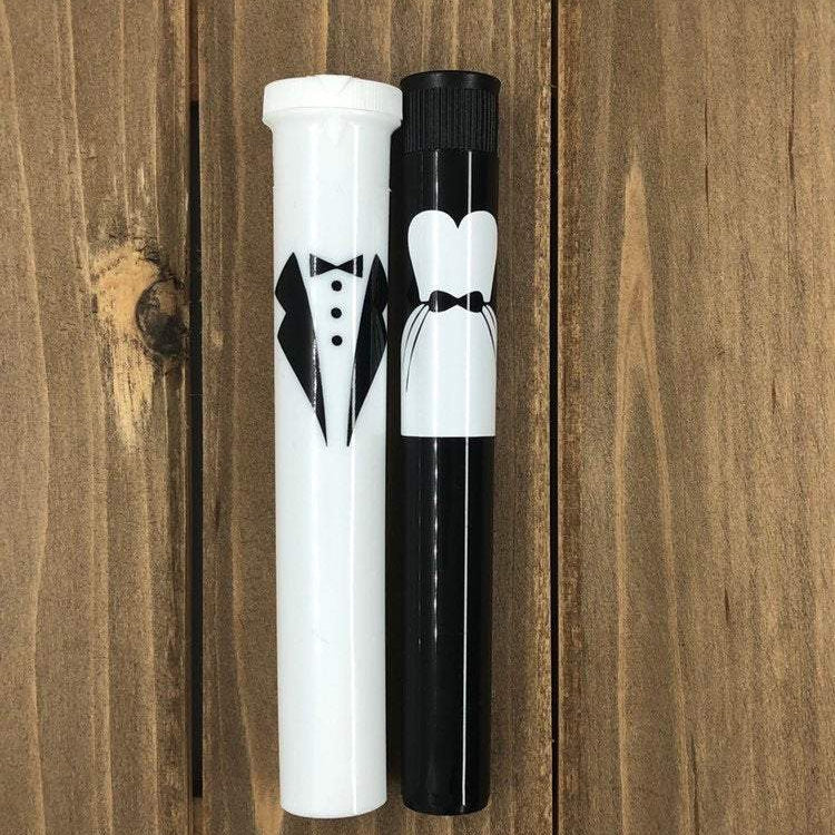 Mr & MRS Plastic Smell Proof Pre-Roll, Cones, Cigar Travel Case B Keeper