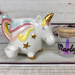 Unicorn 'Wake & Bake' Pipe Coffee Mug