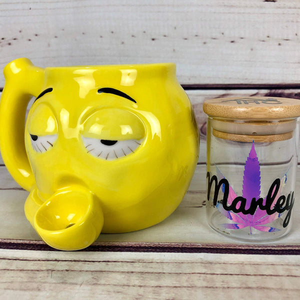 Emoji Mug Wake & Bake Pipe Coffee Mug