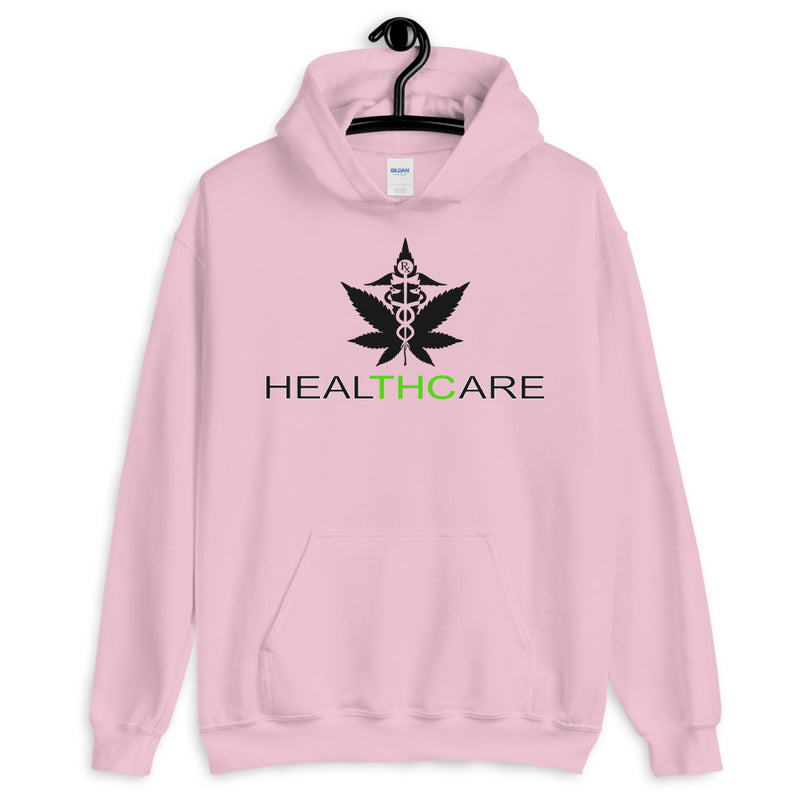 HealTHCare Unisex Hoodie-Stoner Gifts-weed hoodie-unisex-funny-Cannabis-420 hood-Medical Marijuana-Mary Jane-Healthcare-cancer