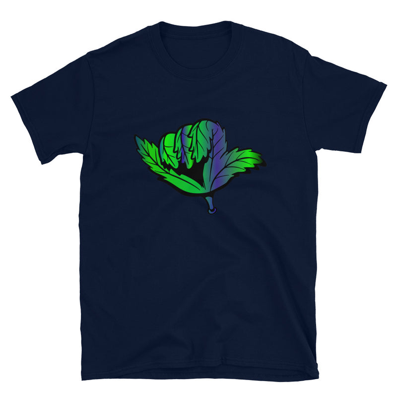 Chill Cannabis Leaf Short-Sleeve Unisex T-Shirt-Stoner Gift-Good vibes only-Surfer-Hippie-Beach Bum-THC CBD-Cannabis Tee-Funny Graphic-420