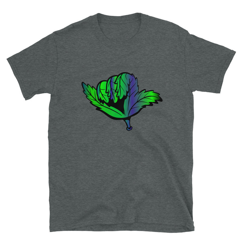 Chill Cannabis Leaf Short-Sleeve Unisex T-Shirt-Stoner Gift-Good vibes only-Surfer-Hippie-Beach Bum-THC CBD-Cannabis Tee-Funny Graphic-420