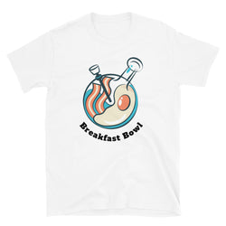 Breakfast Bowl Short-Sleeve Unisex Black Font Graphic T-Shirt-Stoner Gifts-weed t-shirt-funny-Cannabis-420 Shirt-Medical Marijuana-Mary Jane