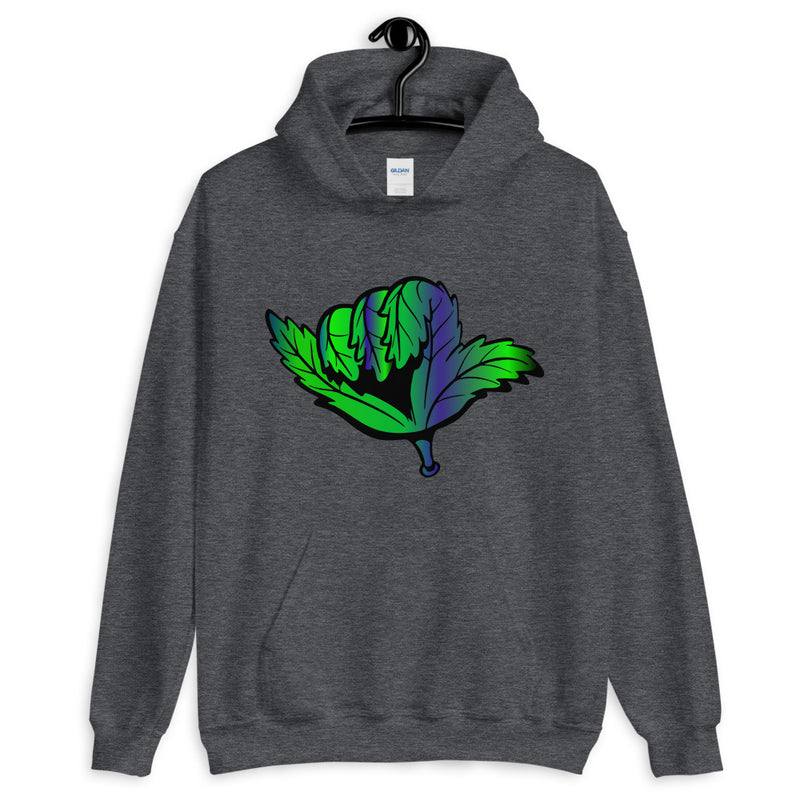 Chill Leaf Unisex Hoodie-Long Sleeve Unisex-Stoner Gifts-weed-unisex-funny-Cannabis-Medical Marijuana leaf-Mary Jane-herb-cool hoodie-Funny