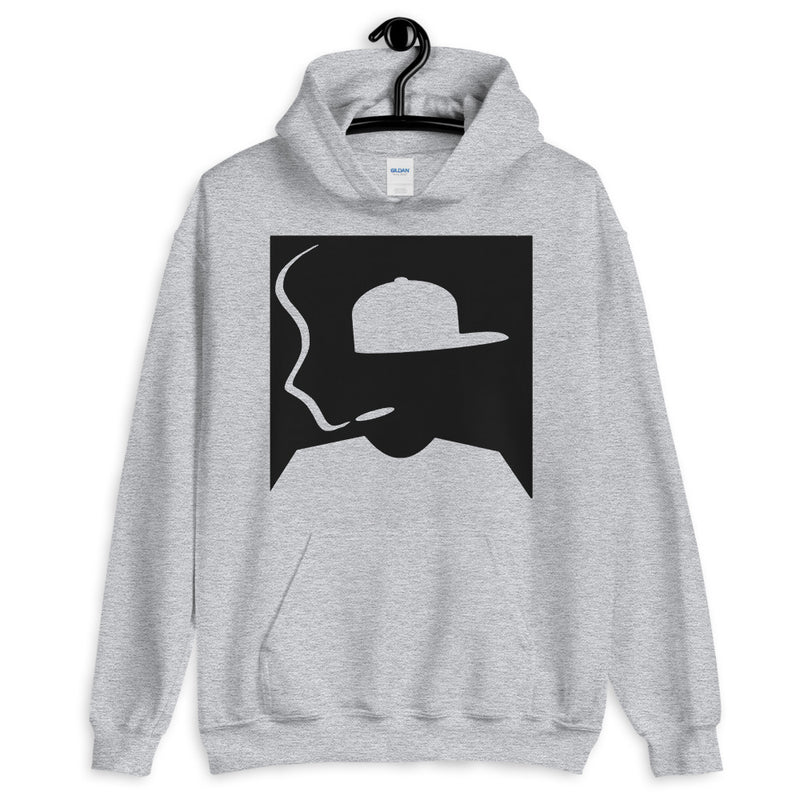 Dope Smoke Silhouette Unisex Hoodie-Stoner Gifts-weed t-shirts-unisex-710-Cannabis Smoker-420 Shirt-Medical Marijuana-Mary Jane-herb-CBD-THC