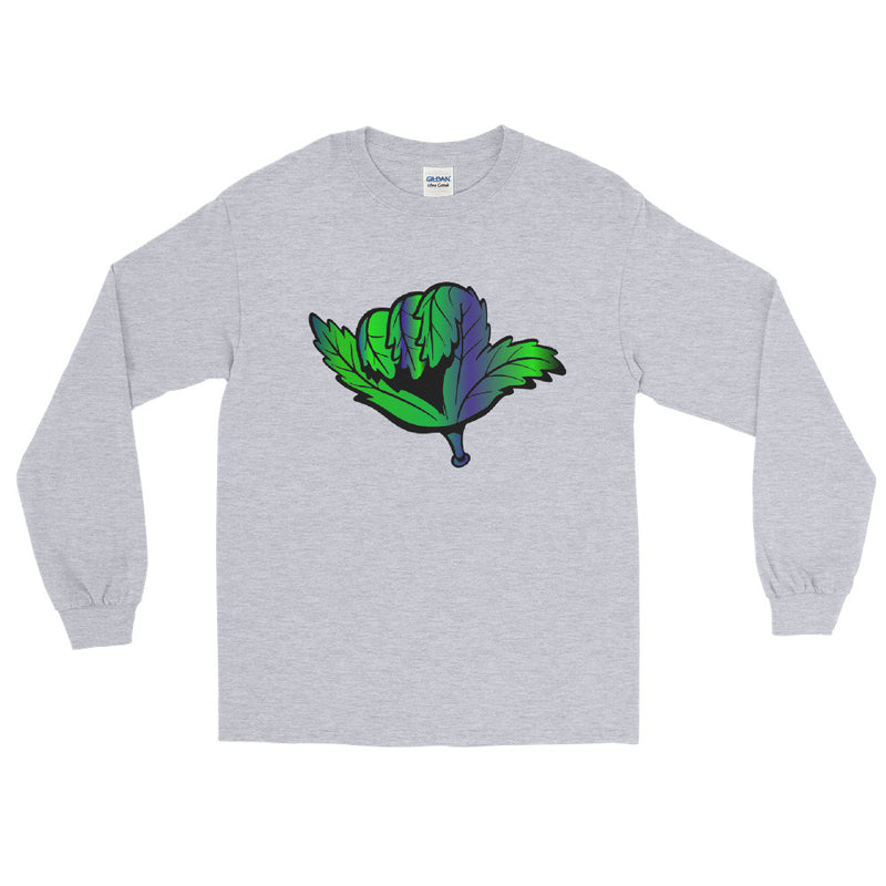 Chill Leaf Vibes Long Sleeve Sweat Shirt-Stoner Gifts-Weed Theme-710-Cannabis Smoker-420-Medical Marijuana-Mary Jane-Herb-beautiful-CBD-THC