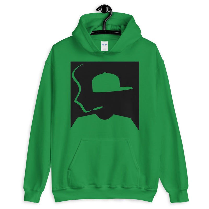 Dope Smoke Silhouette Unisex Hoodie-Stoner Gifts-weed t-shirts-unisex-710-Cannabis Smoker-420 Shirt-Medical Marijuana-Mary Jane-herb-CBD-THC