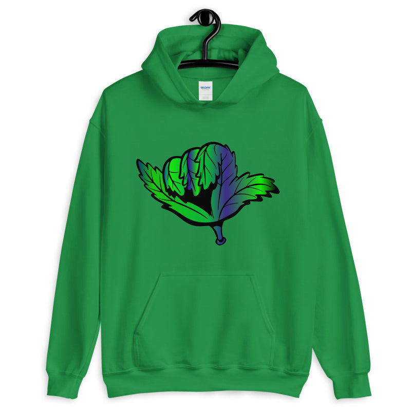 Chill Leaf Unisex Hoodie-Long Sleeve Unisex-Stoner Gifts-weed-unisex-funny-Cannabis-Medical Marijuana leaf-Mary Jane-herb-cool hoodie-Funny