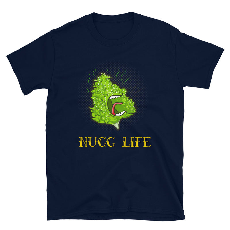 Nugg Life Short-Sleeve Unisex Black Font T-Shirt-Stoner Gifts-weed t-shirts-unisex-funny-Cannabis-420 Shirt-Medical Marijuana-Mary Jane