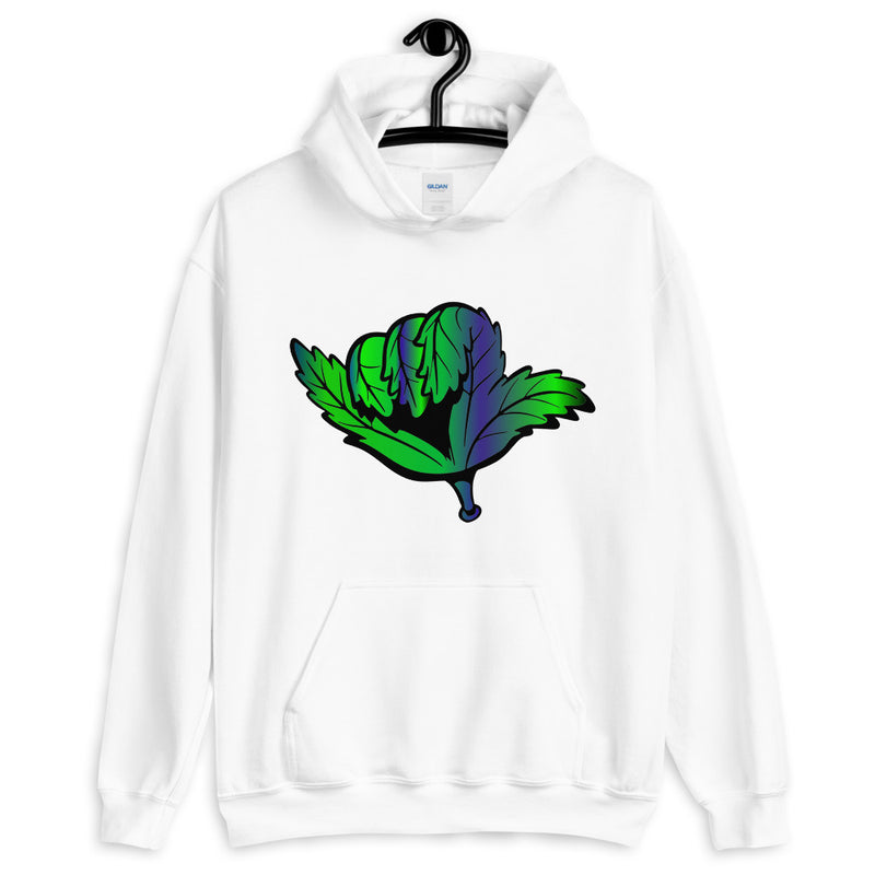 Chill Leaf Unisex Hoodie-Long Sleeve Unisex-Stoner Gifts-weed-unisex-funny-Cannabis-Medical Marijuana leaf-Mary Jane-herb-cool hoodie-Funny