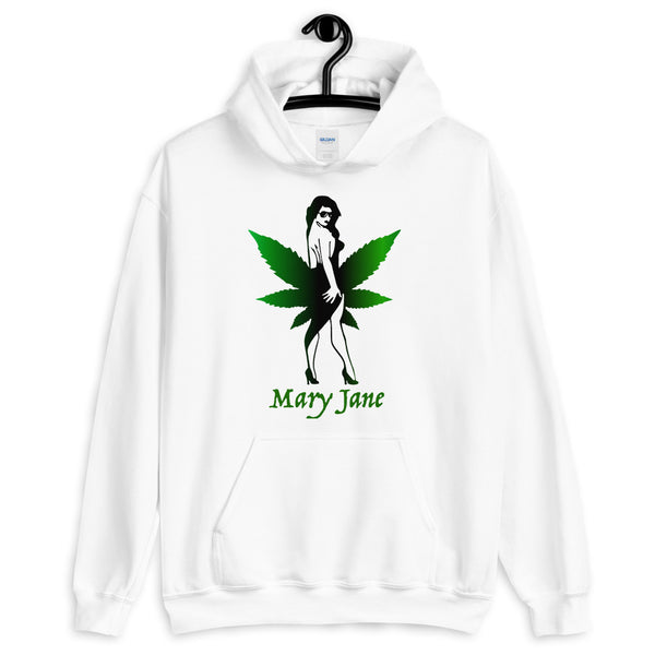 Mary Jane Leaf Unisex Hoodie-Stoner Gifts-Cannabis-Weed Hoodie-Unisex-Funny-Cannabis-420 hoodie-Medical Marijuana-Mary Jane-Funny Graphic