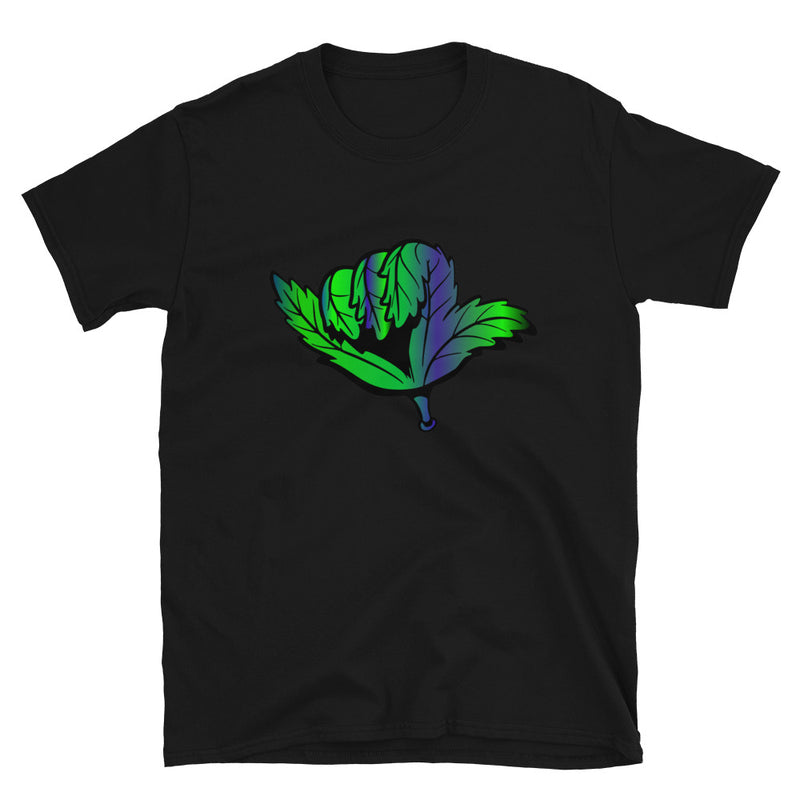 Chill Cannabis Leaf Short-Sleeve Unisex T-Shirt-Stoner Gift-Good vibes only-Surfer-Hippie-Beach Bum-THC CBD-Cannabis Tee-Funny Graphic-420