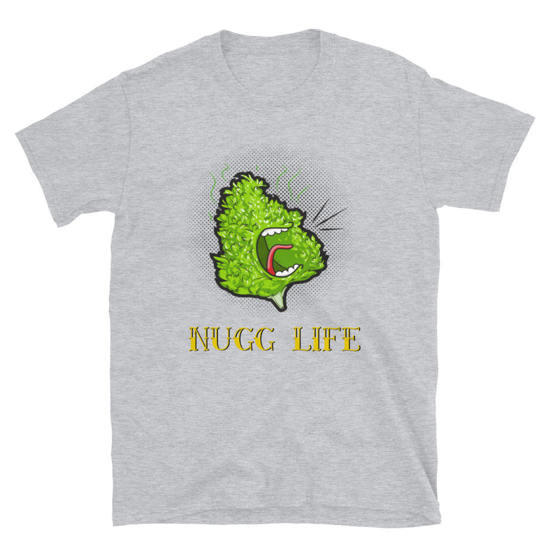 Nugg Life Short-Sleeve Unisex Black Font T-Shirt-Stoner Gifts-weed t-shirts-unisex-funny-Cannabis-420 Shirt-Medical Marijuana-Mary Jane