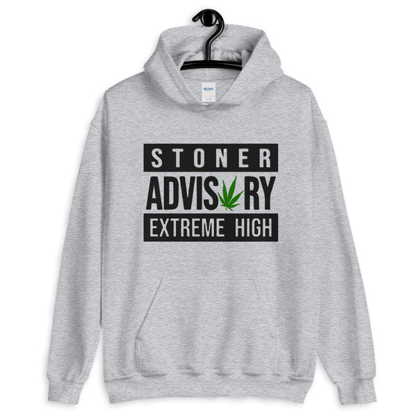 Stoner Advisory Extreme High 'Music Label-Funny-Dank Graphic-Stoner Gift-weed-unisex-710-Cannabis Smoker-420-Medical Marijuana-Mary Jane-THC