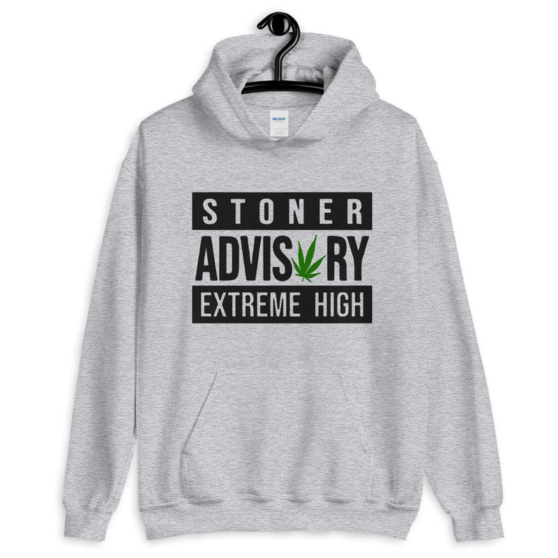 Stoner Advisory Extreme High 'Music Label-Funny-Dank Graphic-Stoner Gift-weed-unisex-710-Cannabis Smoker-420-Medical Marijuana-Mary Jane-THC