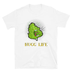 Nugg Life Short-Sleeve Unisex Black Font T-Shirt-Stoner Gifts-weed t-shirts-unisex-funny-Cannabis-420 Shirt-Medical Marijuana-Mary Jane