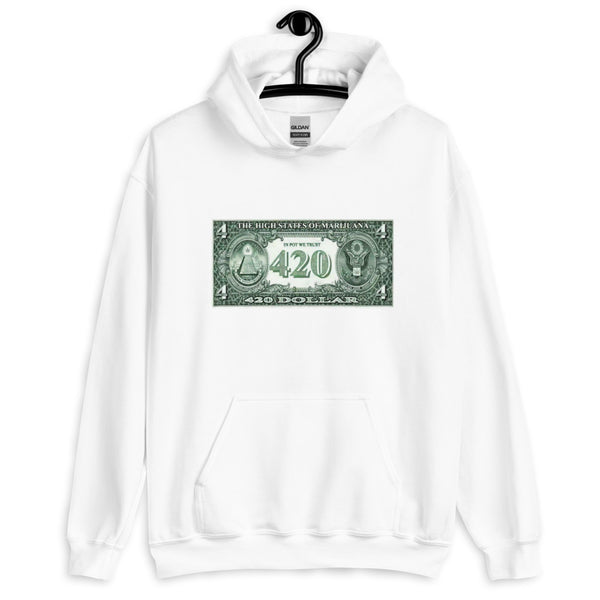 420 Dollar Bill Hoodies-Stoner Gift-Weed Hoodie-unisex-funny-Cannabis-Stoner Tee-420 Sweats-Medical Marijuana-Graphic hoody-Mary Jane-thc-us