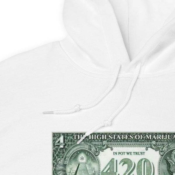 420 Dollar Bill Hoodies-Stoner Gift-Weed Hoodie-unisex-funny-Cannabis-Stoner Tee-420 Sweats-Medical Marijuana-Graphic hoody-Mary Jane-thc-us